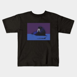Walrus Pinup #3 Kids T-Shirt
